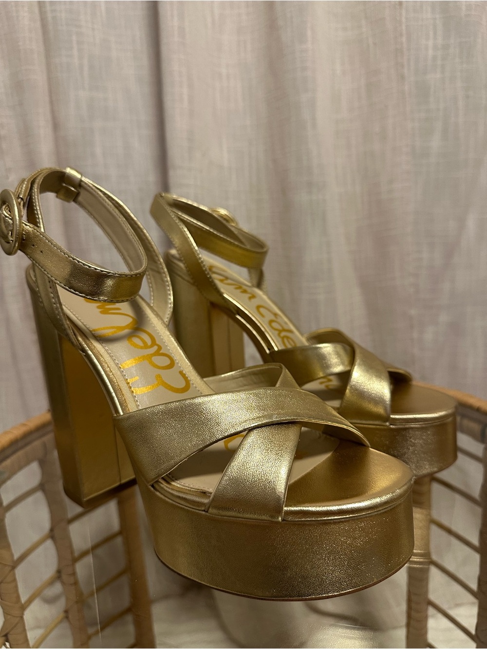 Sam Edelman Savannah Ankle Strap Platform Heel